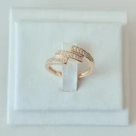 Anel Microzircônias 3 fileiras