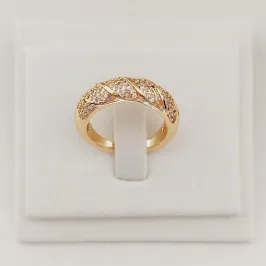 Anel Pavê Microzircônias