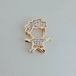 Pingente MENINO Microcravejado
