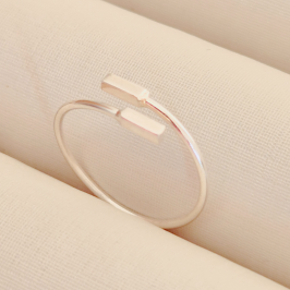 Anel 2 Traços - Prata 925