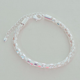 Pulseira Redonda Escamas 5mm