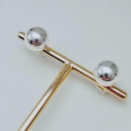 Brinco Bola Lisa 12mm