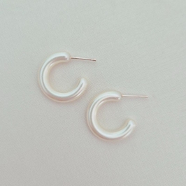 Brinco Argola Pérola 20mm