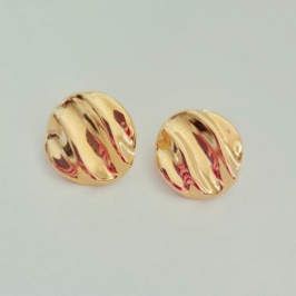 Brinco Orgânico Redondo/Ondulado