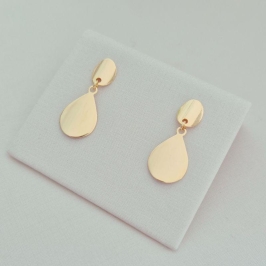 Brinco Pendente Gota Curva