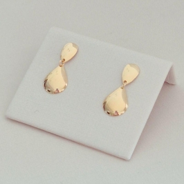 Brinco Pendente Gota Lisa