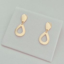 Brinco Pendente Gota Liso/vazado