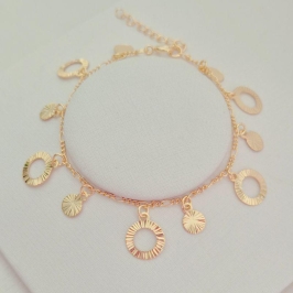Pulseira Círculos Diamantado