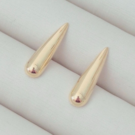 Brinco Gota Liso Alongado