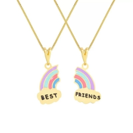 Colar Arco Íris Melhores Amigas