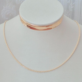 Colar Choker Cordão Baiano 1,5mm