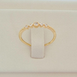 Anel Detalhe Esfera e Pontos de Luz