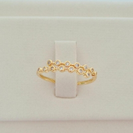 Anel Fileiras Ponto de Luz Redondinhos