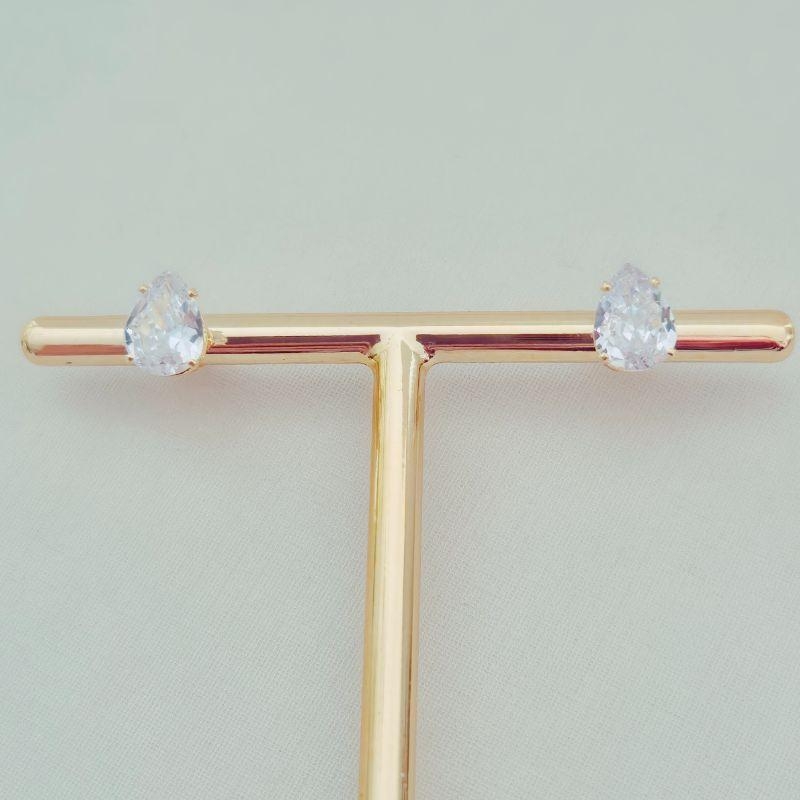 Brinco Ponto de Luz Gota 7mm