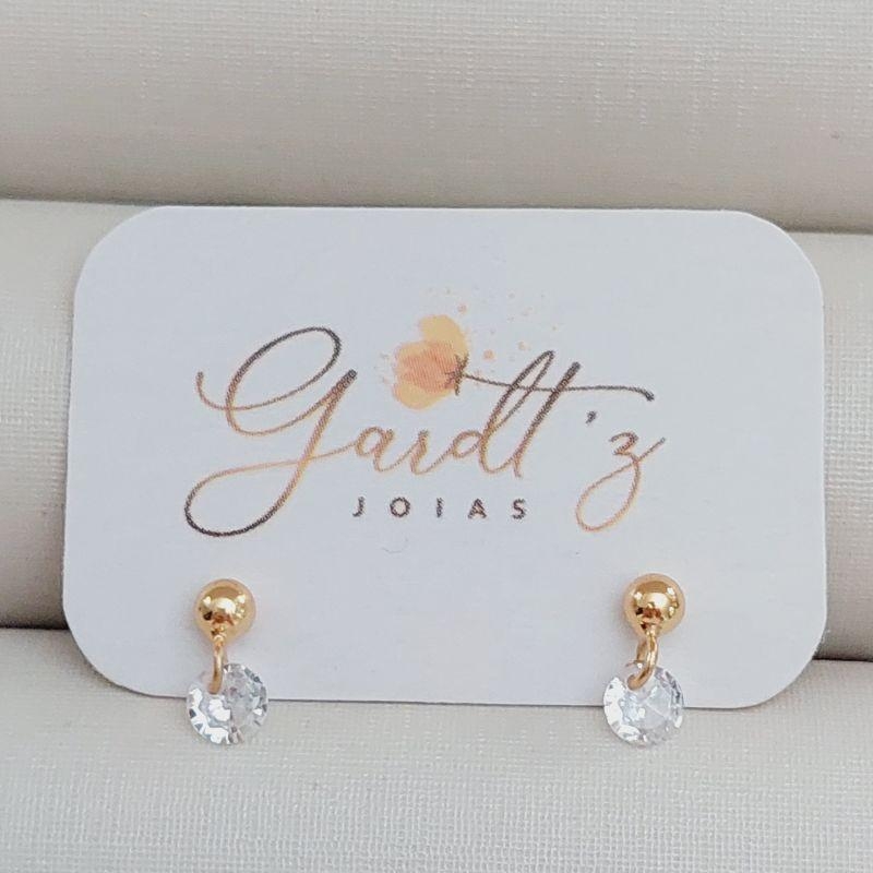 Brinco Pontinho de Luz Pendente