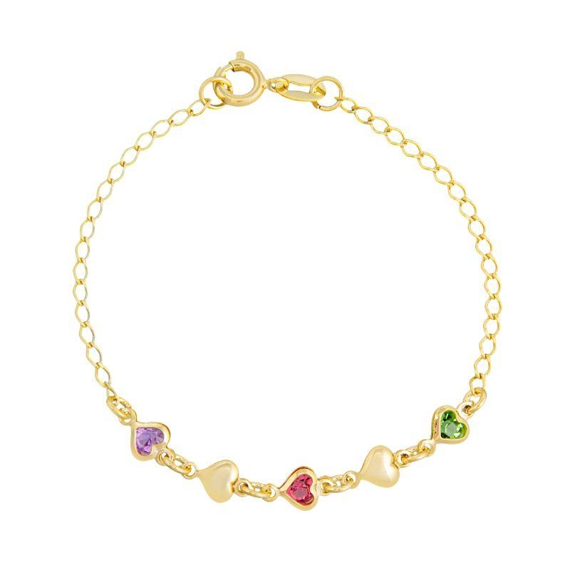 Pulseira Corações Coloridos