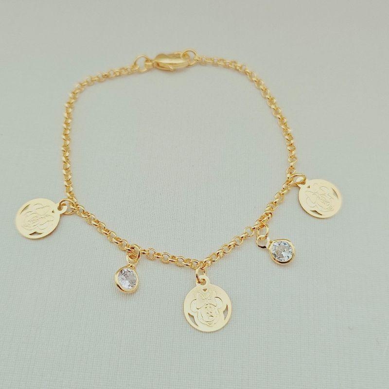 Pulseira Minnie com Zircônia