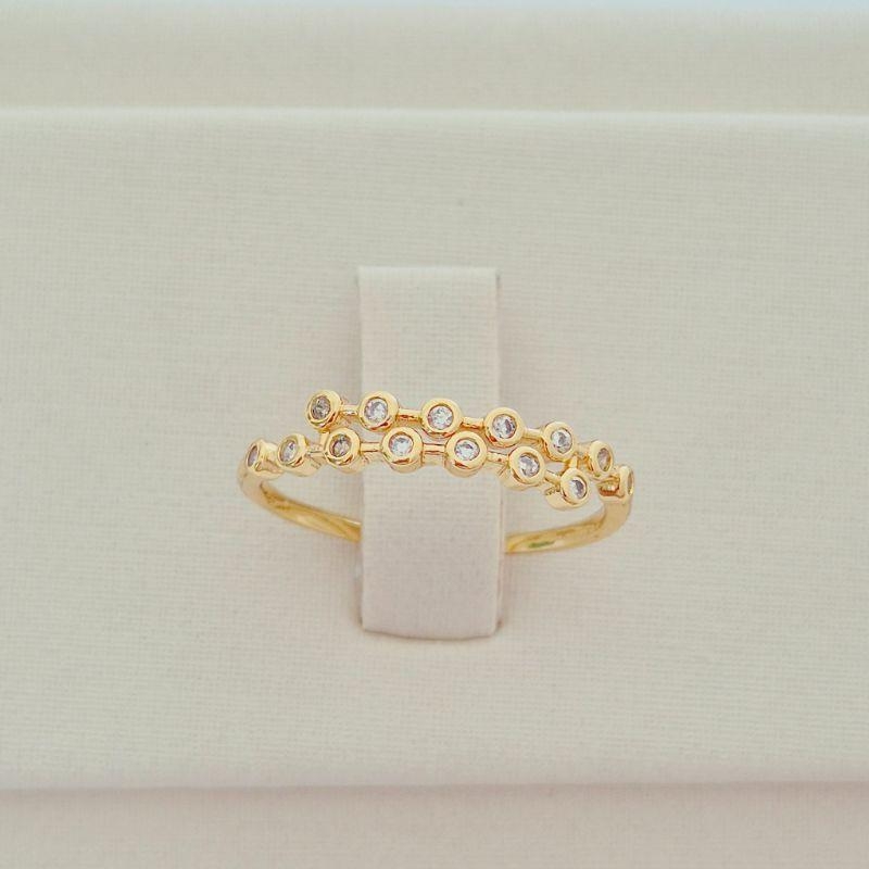 Anel Fileiras Ponto de Luz Redondinhos