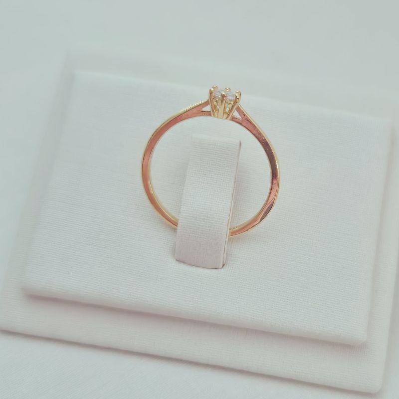 Anel Solitário Zircônia Redonda