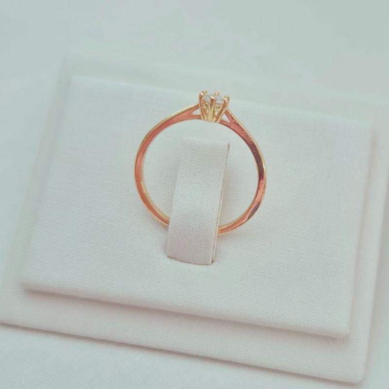 Anel Solitário Zircônia Redonda