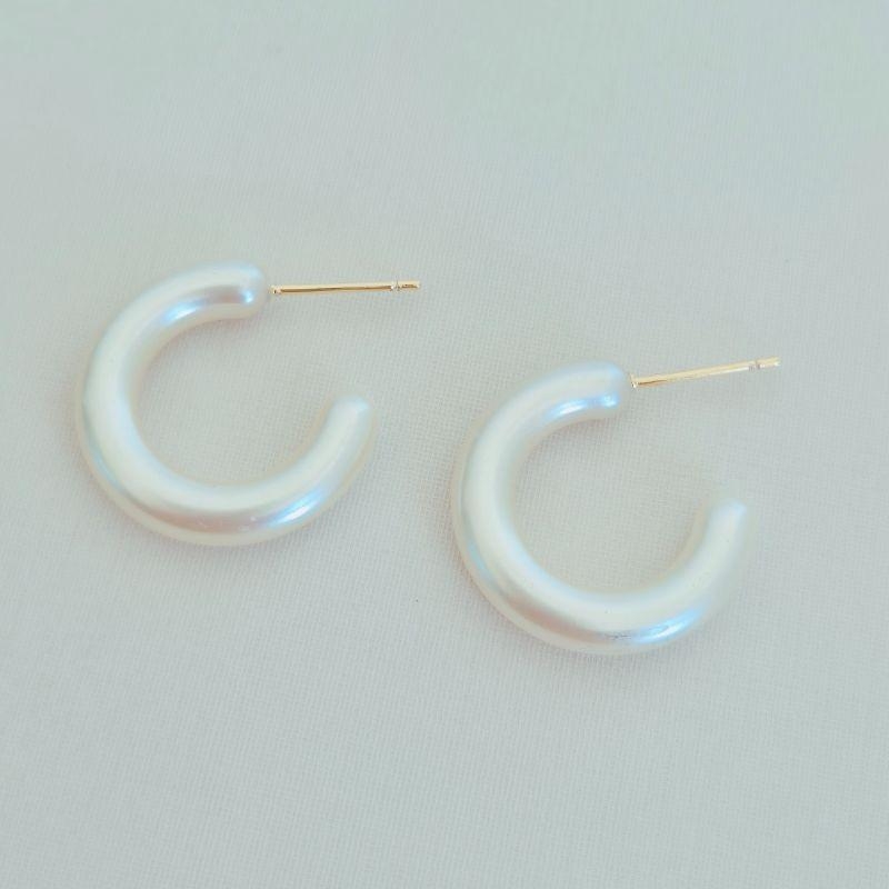 Brinco Argola Pérola 20mm