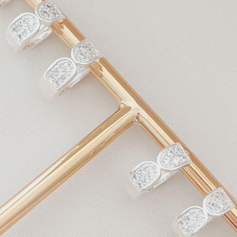 Brinco Duo Argolinha Infinito Microcravejado