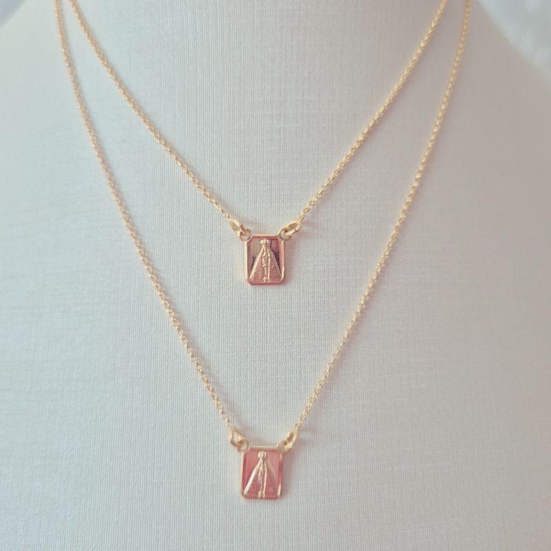 Colar Escapulário Nossa Senhora Aparecida