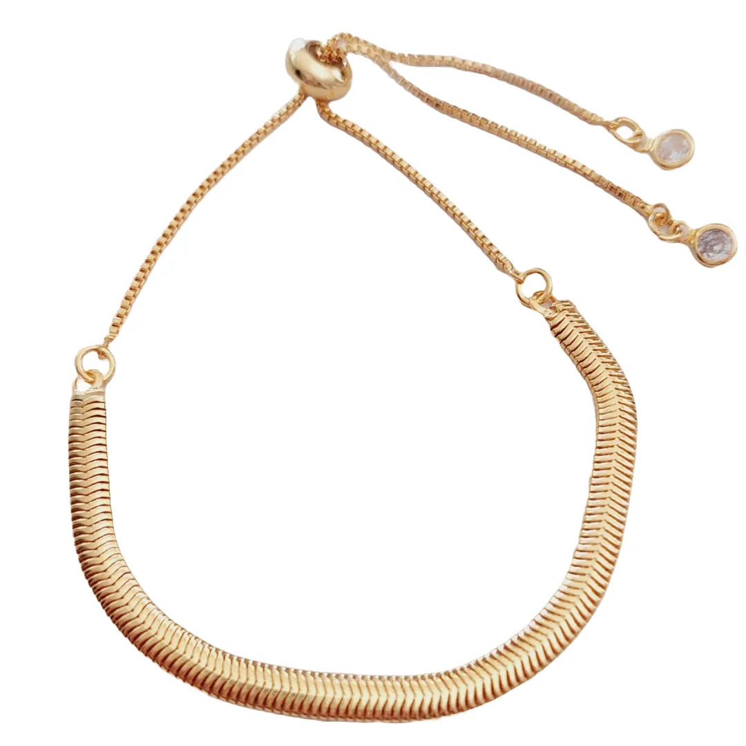 Pulseira Fio Alemão com Fechamento Gravata