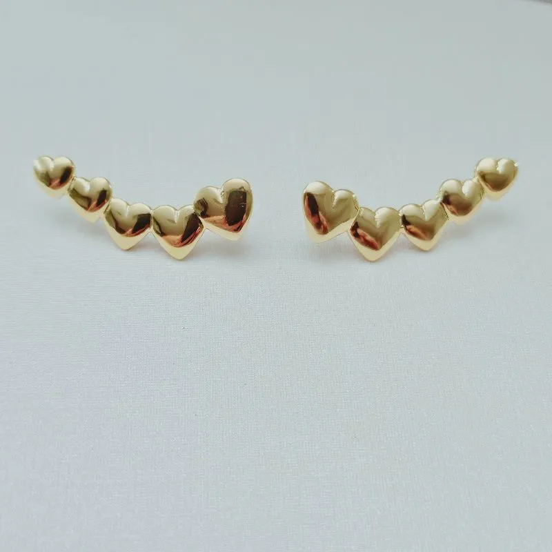 Brinco Ear Cuff Coração