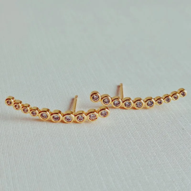 Brinco Ear Cuff Cristal Trabalhado