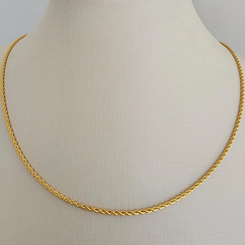 Colar Choker Cordão Baiano 42cm
