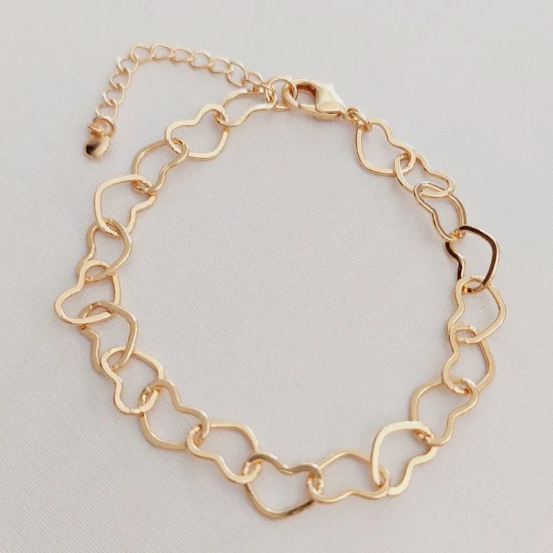Pulseira Elos de Coração G