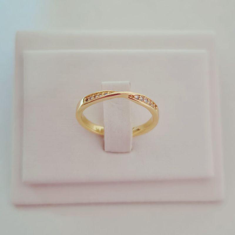 Anel Torcidinho com Microzircônias