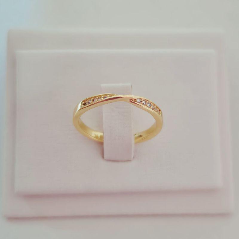 Anel Torcidinho com Microzircônias