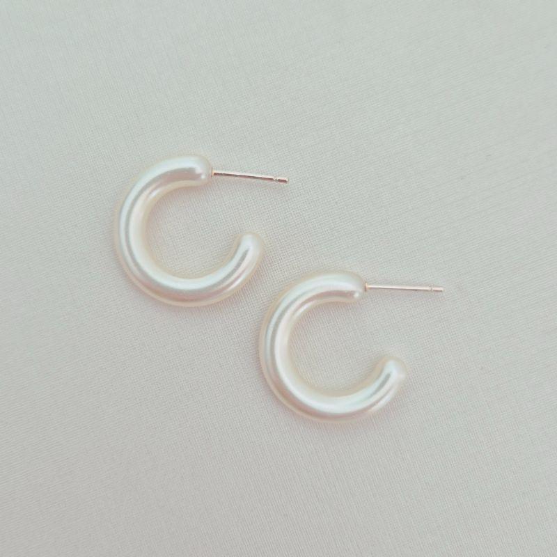 Brinco Argola Pérola 20mm