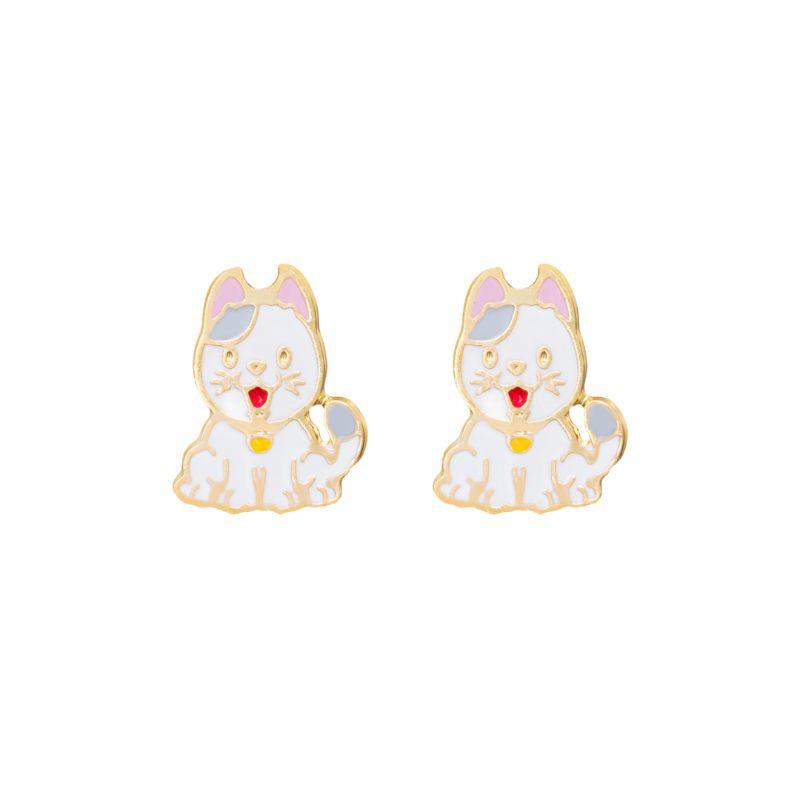 Brinco Infantil Gatinho - Resinado