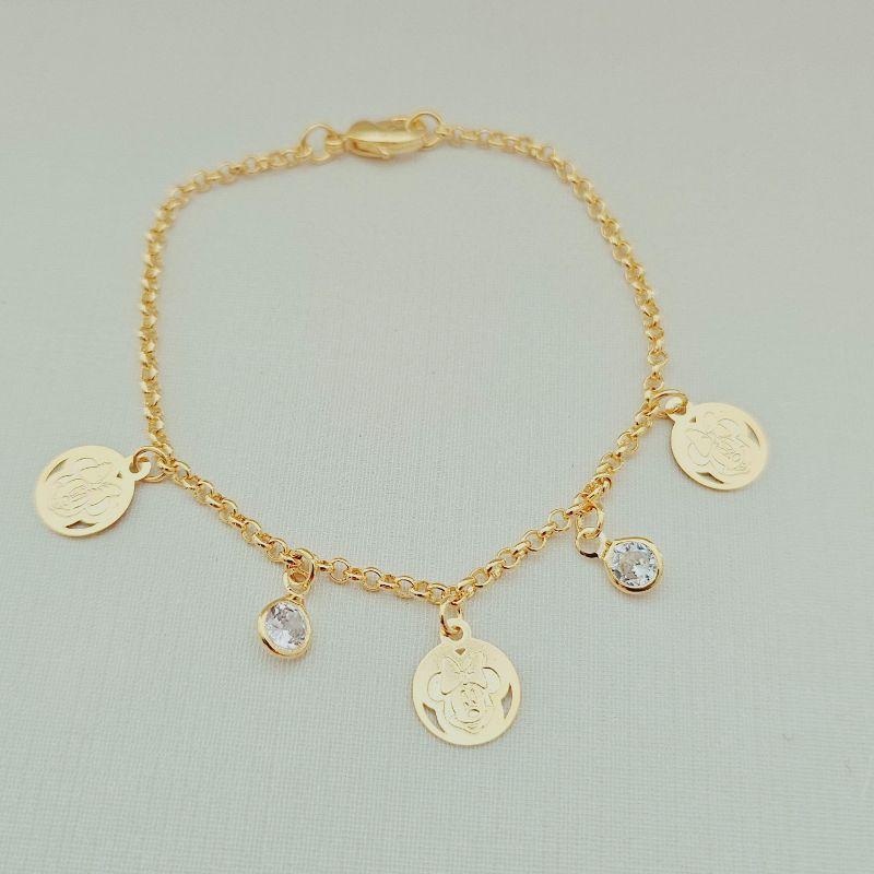 Pulseira Minnie com Zircônia