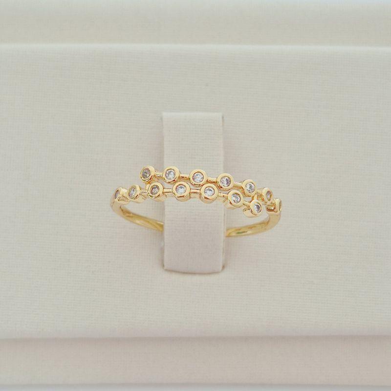 Anel Fileiras Ponto de Luz Redondinhos