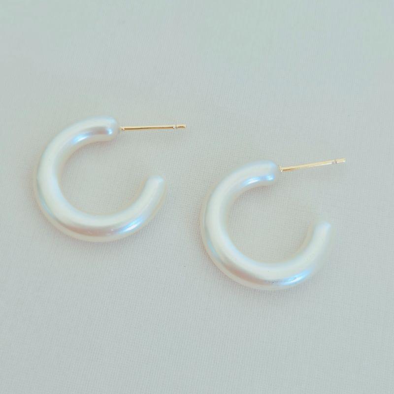 Brinco Argola Pérola 20mm