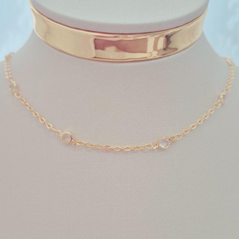 Colar Choker Tiffany 4mm