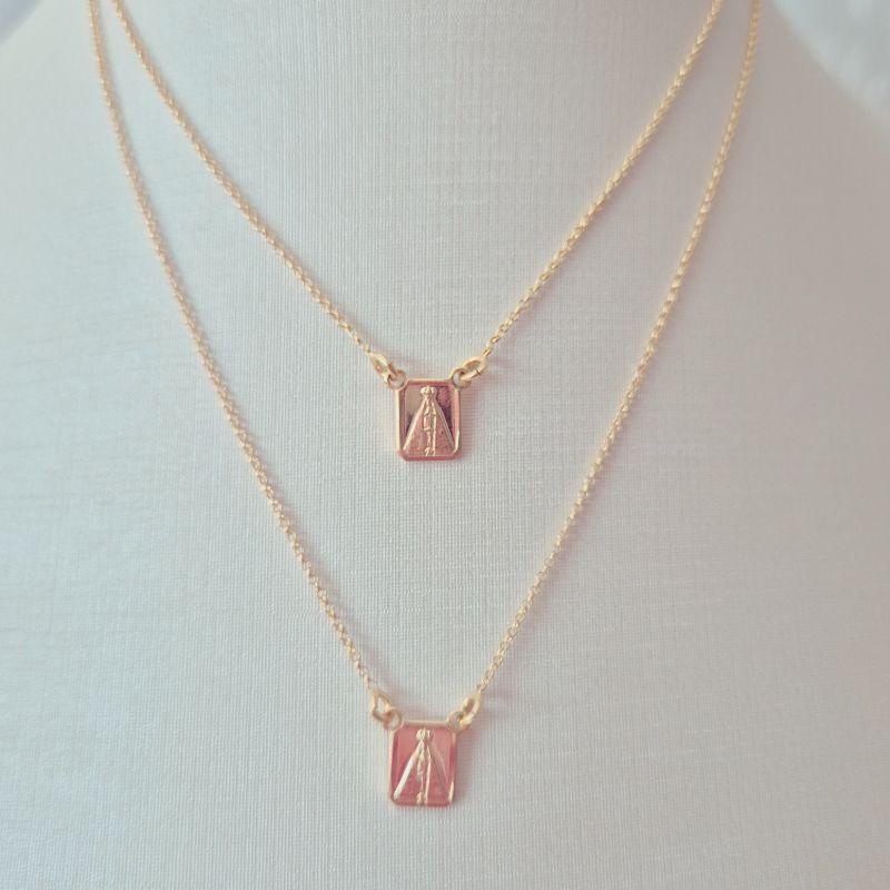 Colar Escapulário Nossa Senhora Aparecida